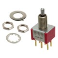 7211MYCBE - SWITCH TOGGLE SP3T 0.4VA 20V