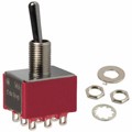 2M1-4P1-T1-B1-M1QE - SWITCH TOGGLE 4PDT 5A 125V