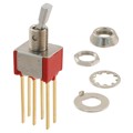 7201P4DWGE - SWITCH TOGGLE DPDT 5A 120V