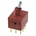 E301MD1CBE - SWITCH TOGGLE 3PDT 0.4VA 20V