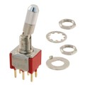 7201K12CGE - SWITCH TOGGLE DPDT 5A 120V