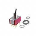 7408SYCBE - SWITCH TOGGLE 4PDT 0.4VA 20V