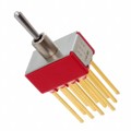 7403SD9WBE - SWITCH TOGGLE 4PDT 0.4VA 20V
