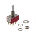 7415P3YCBE - SWITCH TOGGLE DP3T 0.4VA 20V
