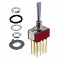 7403P1CWWBE - SWITCH TOGGLE 4PDT 0.4VA 20V