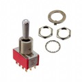 7411TPZBE - SWITCH TOGGLE DP3T 0.4VA 20V