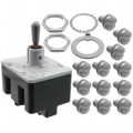 4TL1-5 - SWITCH TOGGLE 4PDT 10A 125V