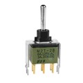 M2T28SA5A13 - SWITCH TOGGLE DPDT 6A 125V
