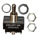 12TS115-5 - SWITCH TOGGLE DPDT 20A 125V