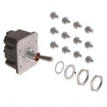 4NT1-3 - SWITCH TOGGLE 4PDT 15A 125V
