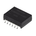 ALANS100X1-1E10DT - LAN SGL 100B XFMR&amp;CMC 12PIN